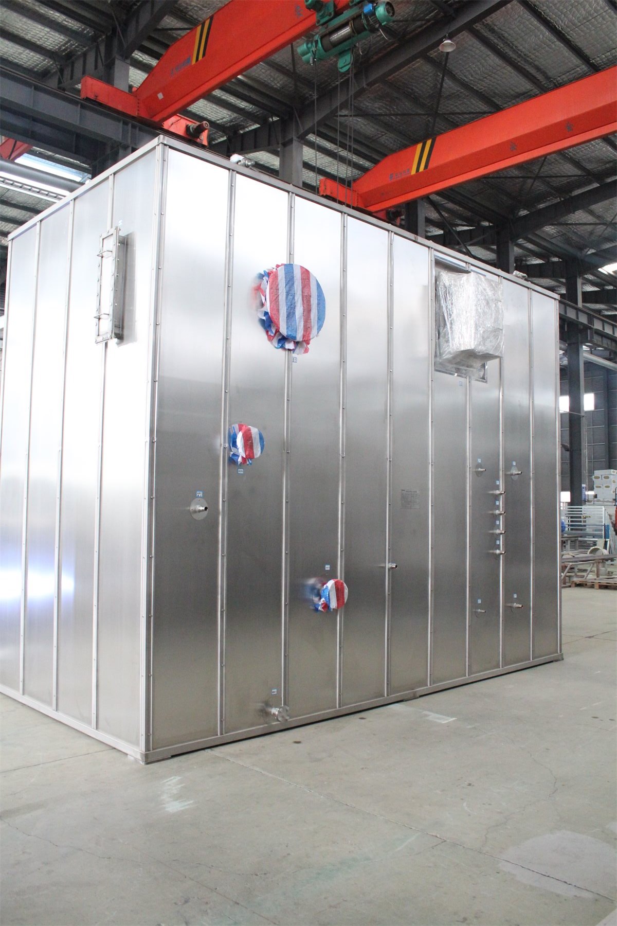 Integrated catalytic oxidizer unit