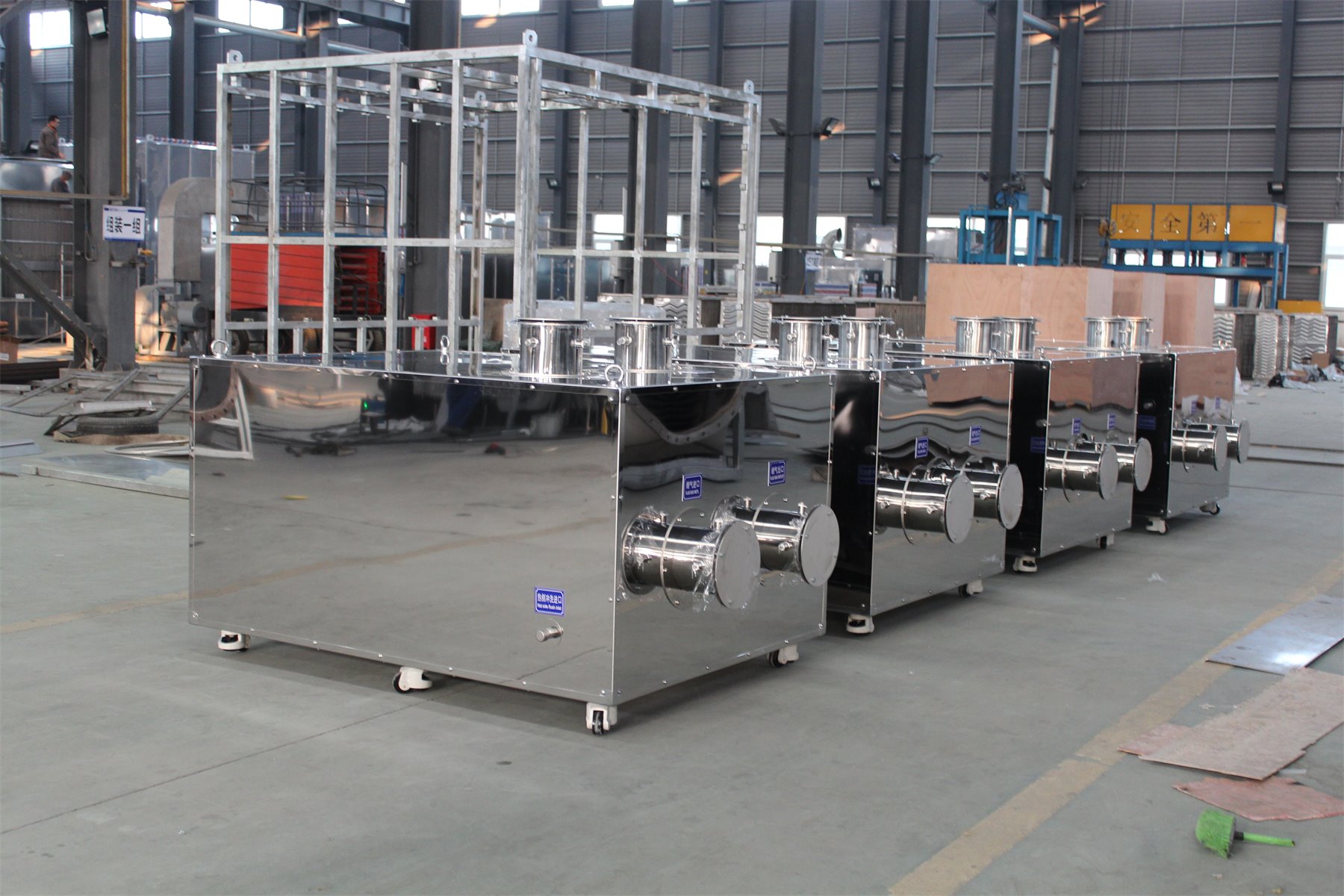 Indirect hot air furnace