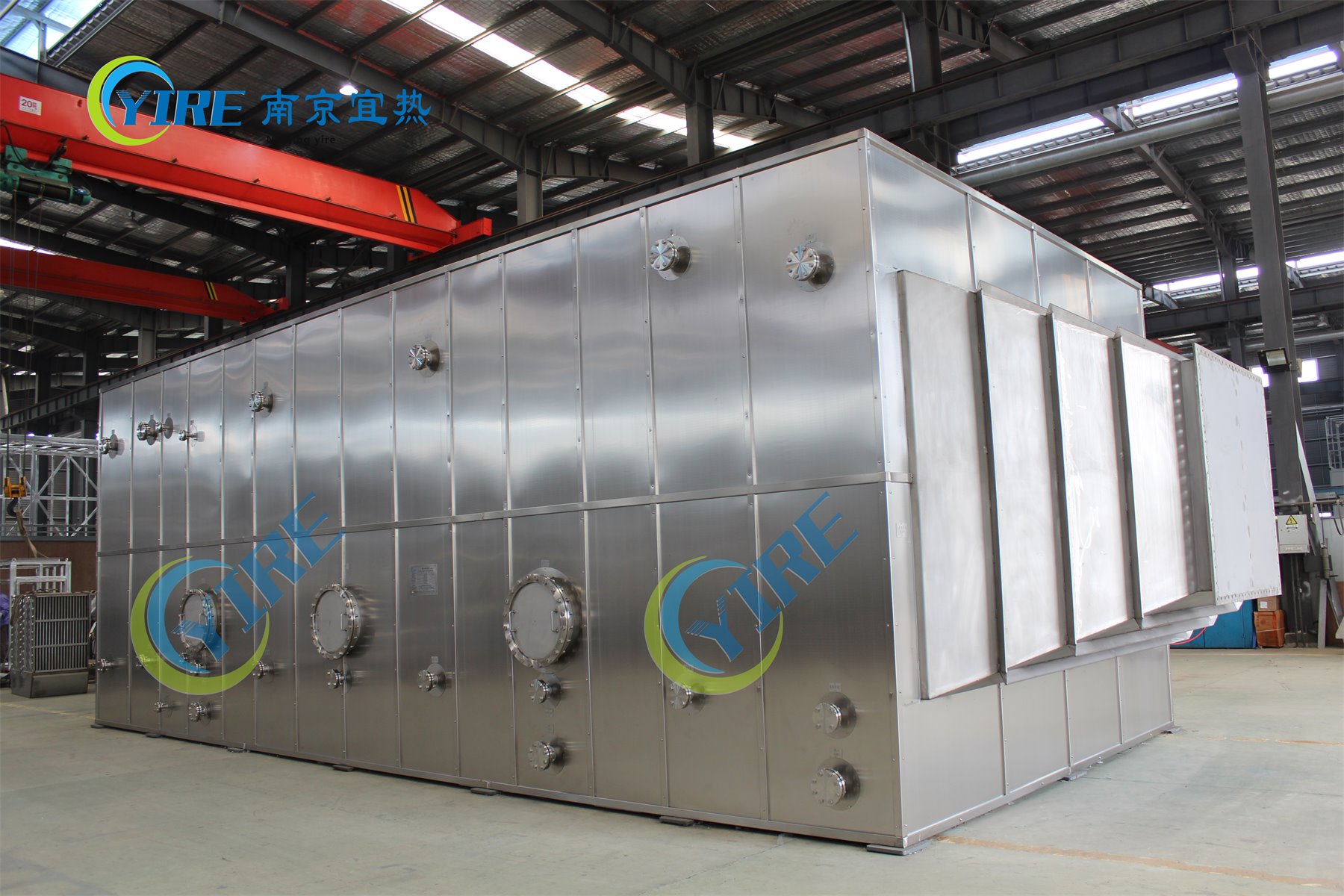 Gas-to-gas plate heat exchanger